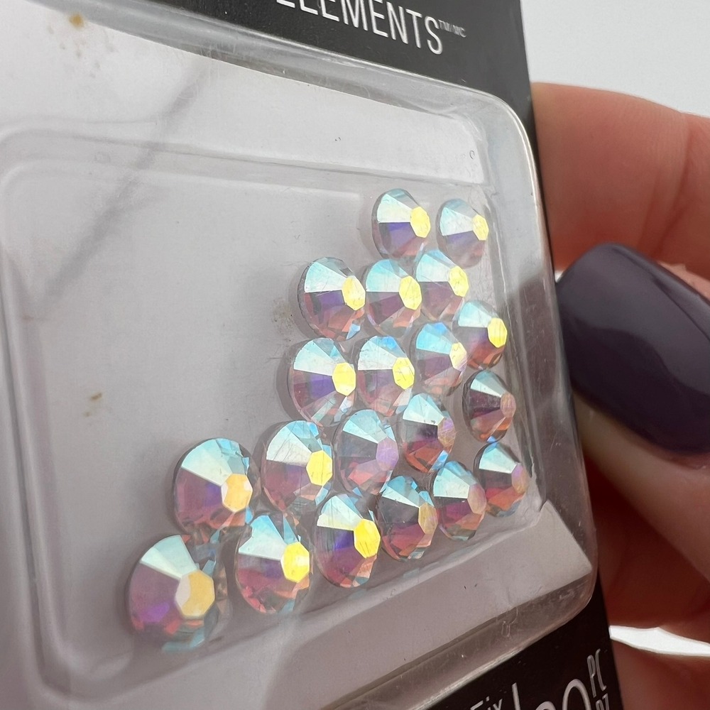 Swarovski AB Rhinestones 5mm HotFix 20pc Aurora Borealis Crystals - Picture 4 of 6